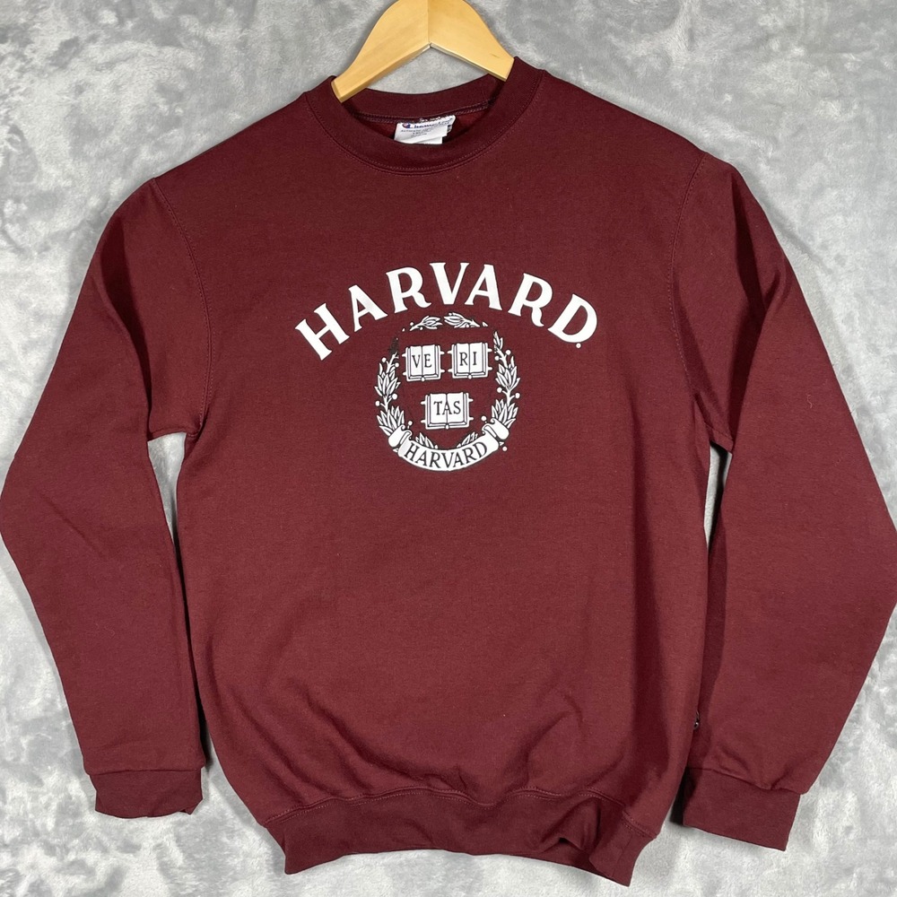 Champion Harvard University Maroon Crewneck Sweatshirt Youth XL 14-16 CS1221